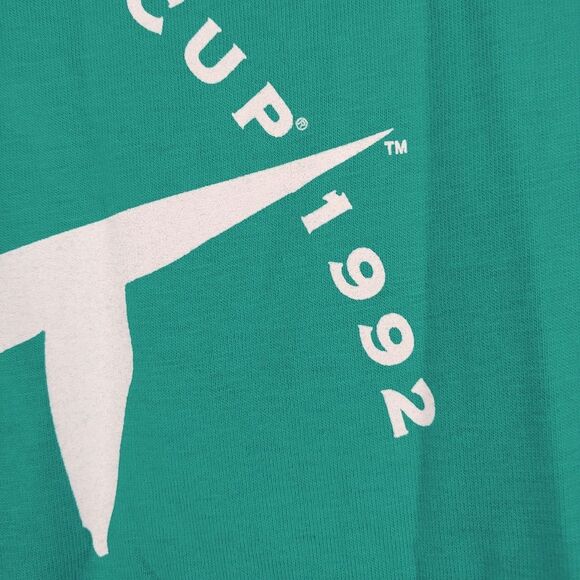 Vintage 1992 Spirit of Australia America's Cup graphic tee shirt Single stitch - Picture 7 of 7